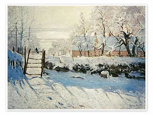 Постер Claude Monet The Magpie I 90 x 70 см - Фото 1