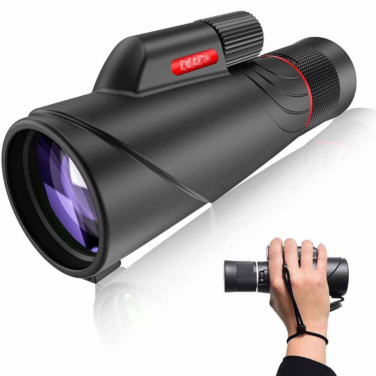 Монокуляр DERBUT Hohe Vergrößerung Zoom 10-20×50 BAK4 Prism з чохлом для телефону і штативом, фото №1