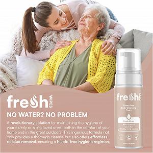 Пінистий гель для душу без змивання FreshWipes Rinse Free 200 мл synthetic.ua - Фото 1