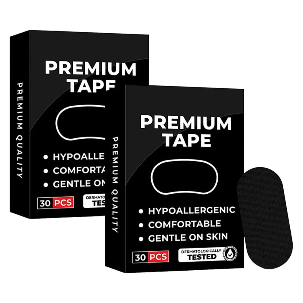 Стрічка для рота від хропіння Для кращого сну 30/60 шт., фото №1