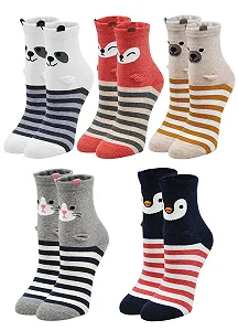 Шкарпетки Lofir, кольорові, з малюнком тварин, розмір: 35-41 synthetic.ua - Фото 1