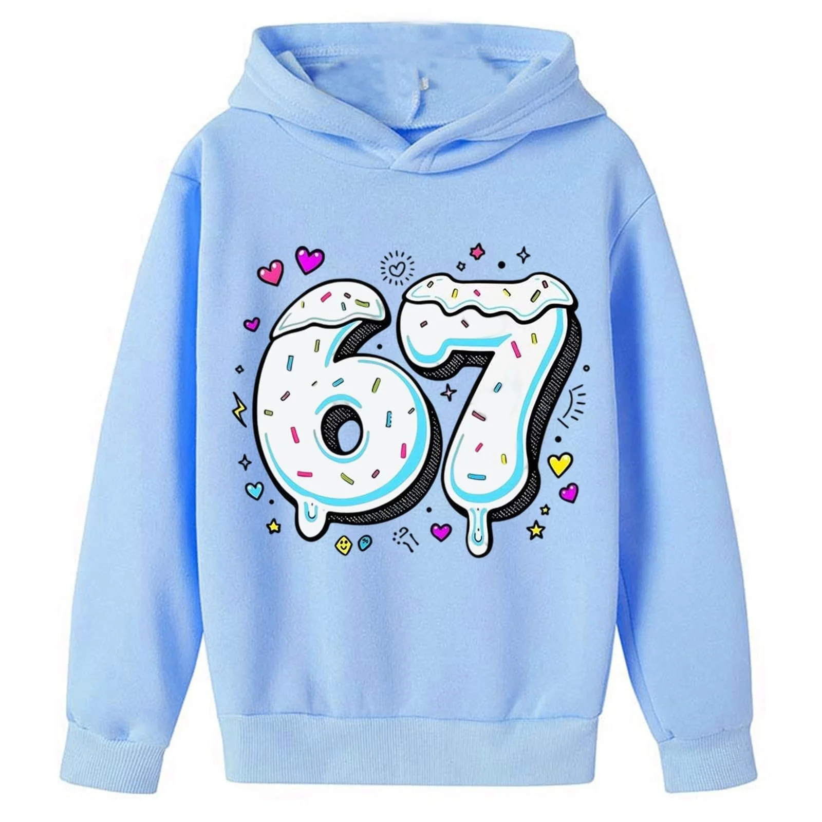 Детское худи 67, однотонная кофта с длинными рукавами для вечеринок, праздников, карнавальный костюм, фото №1