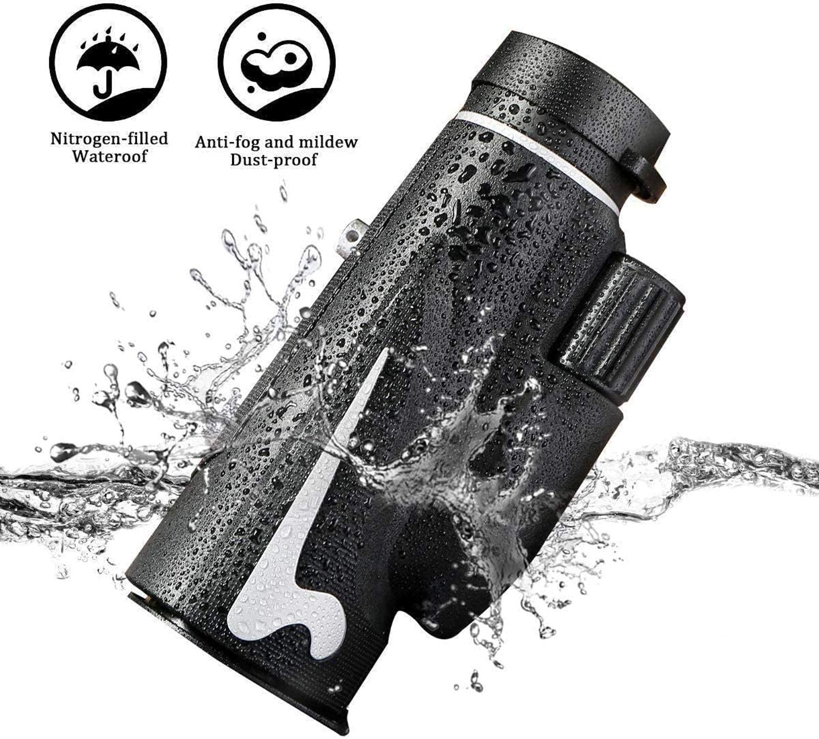 Монокуляр HD 12x50 з утримувачем для смартфона та штативом Водонепроникний, фото №7 Монокуляр HD 12x50 з утримувачем для смартфона та штативом Водонепроникний, фото №7