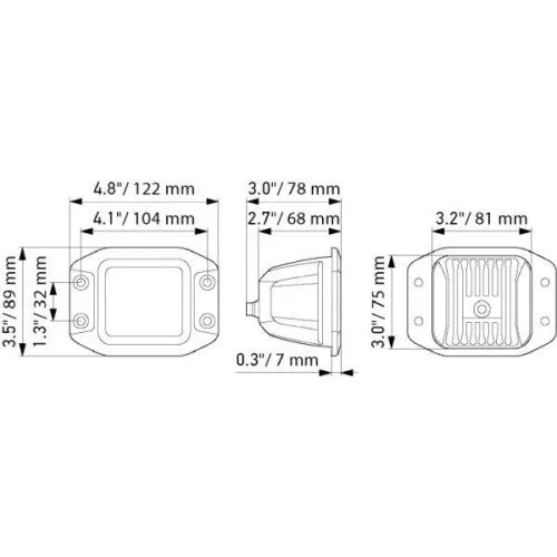Фара дальнего света HELLA BLACK MAGIC 1FA 358 176-831, фото №3