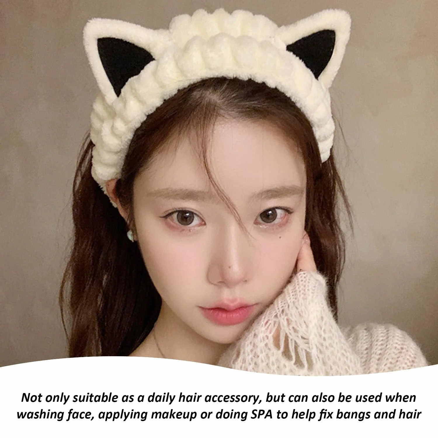 Пов'язка Вушка котика плюшевий, фото №6