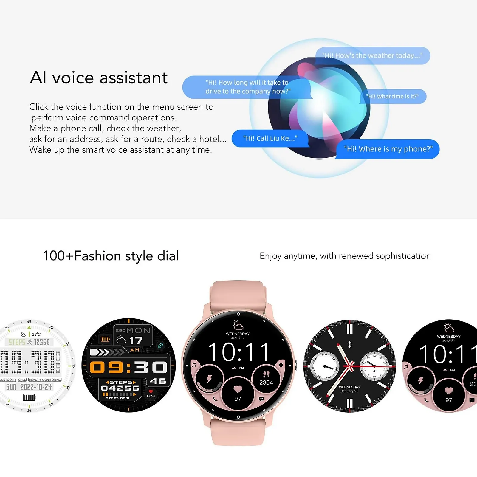 Смарт-часы Женские ZPIMY 1.39 Inch, фото №5 Смарт-часы Женские ZPIMY 1.39 Inch, фото №5