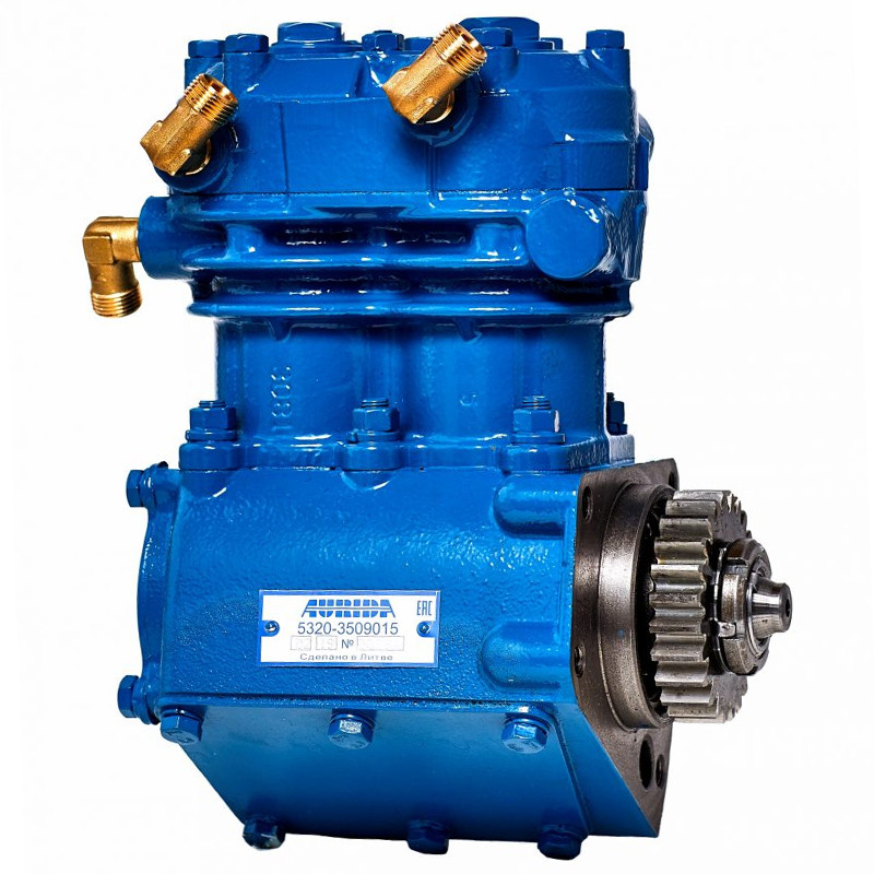 Компрессор 2-цилиндровый Паневежис 5320-3509015, фото №1