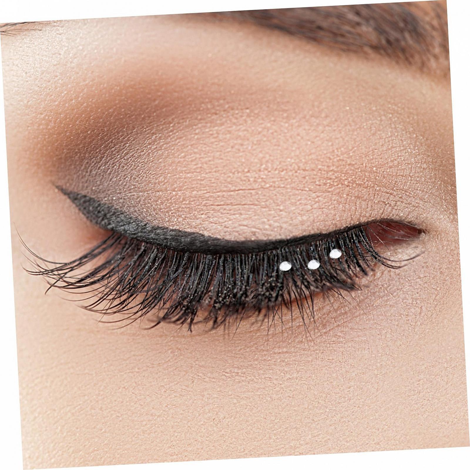 Набір Miss Південна Корея Creative Art Eyelashes Diamond Decorate Synthetic Fibre 10 пар чорний, фото №6