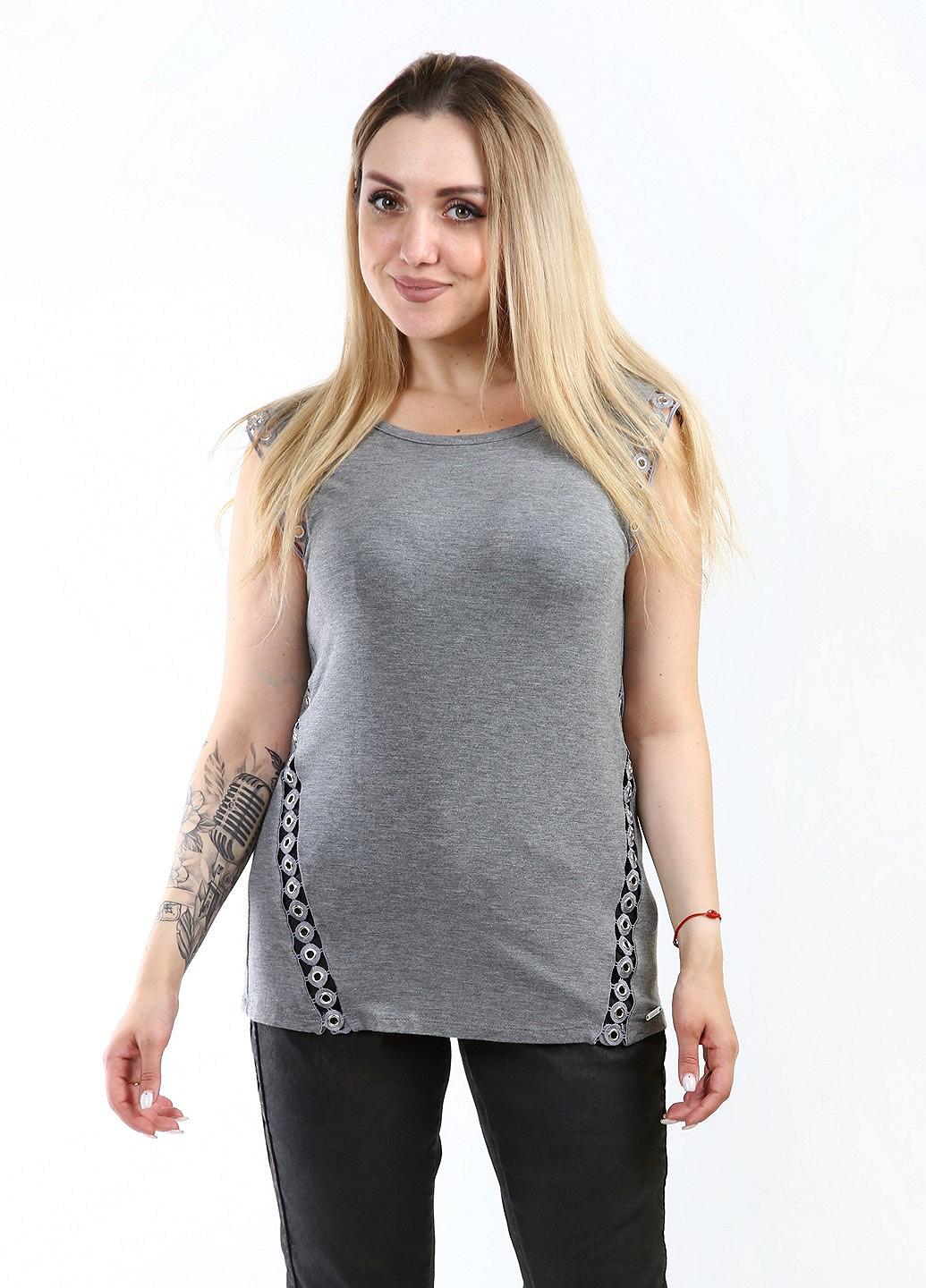 Майка GUESS M Серый (GDG-w73p73k5i90-Gray), фото №1 Майка GUESS M Серый (GDG-w73p73k5i90-Gray), фото №1