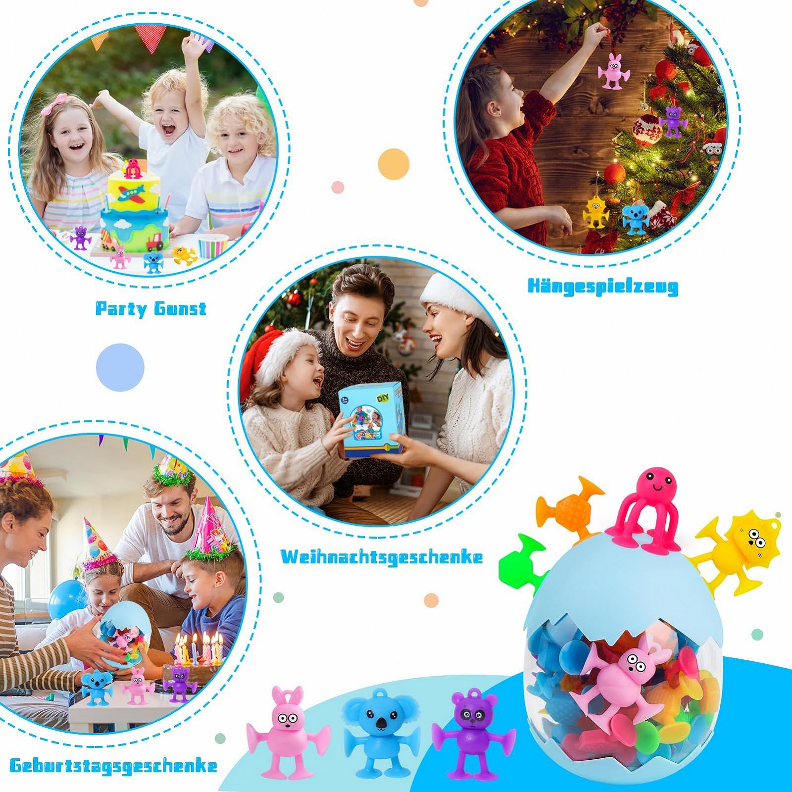 Игрушка с присосками Упаковка из 40 штук, Монтессори-игрушка, фото №8