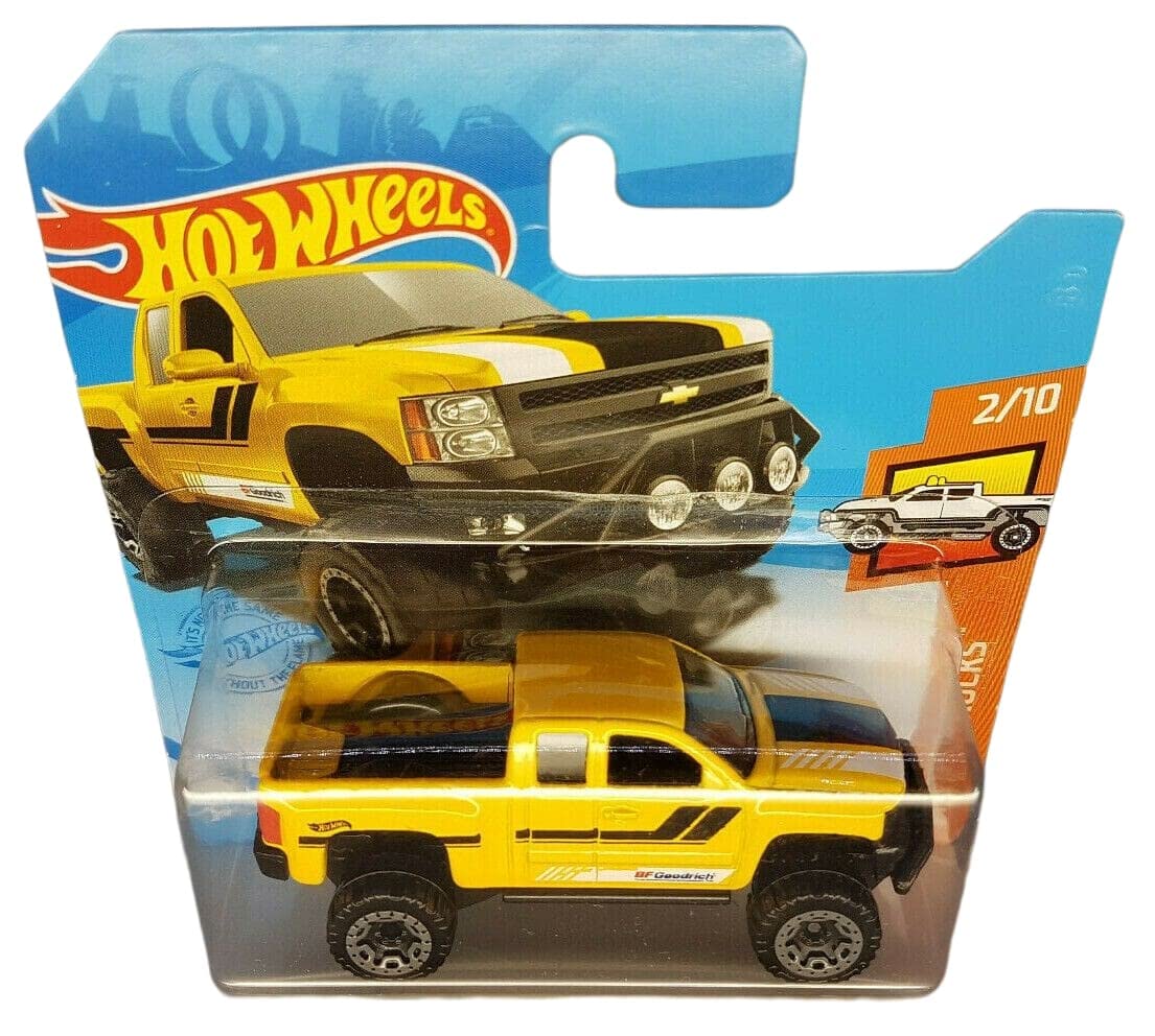 Игрушечная машинка Hot Wheels Chevy Silverado Off Road HW Hot Trucks 2/10 GTC06 BFGoodrich GM Mattel 2021, фото №1