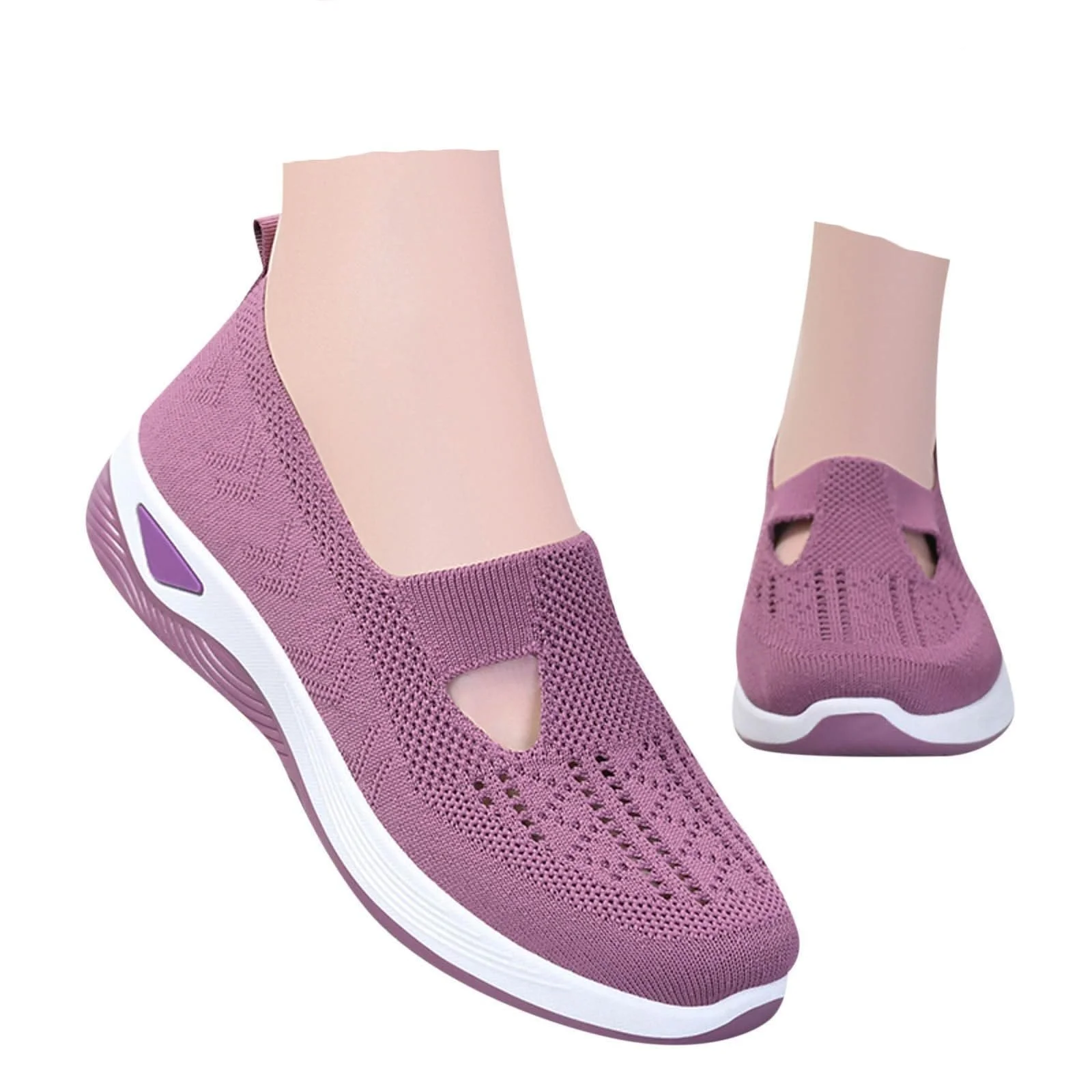 Кроссовки Gyaimxfu ортопедические женские без шнуровки для ходьбы, легкие, удобные, с усиленной амортизацией, фото №1 Кроссовки Gyaimxfu ортопедические женские без шнуровки для ходьбы, легкие, удобные, с усиленной амортизацией, фото №1