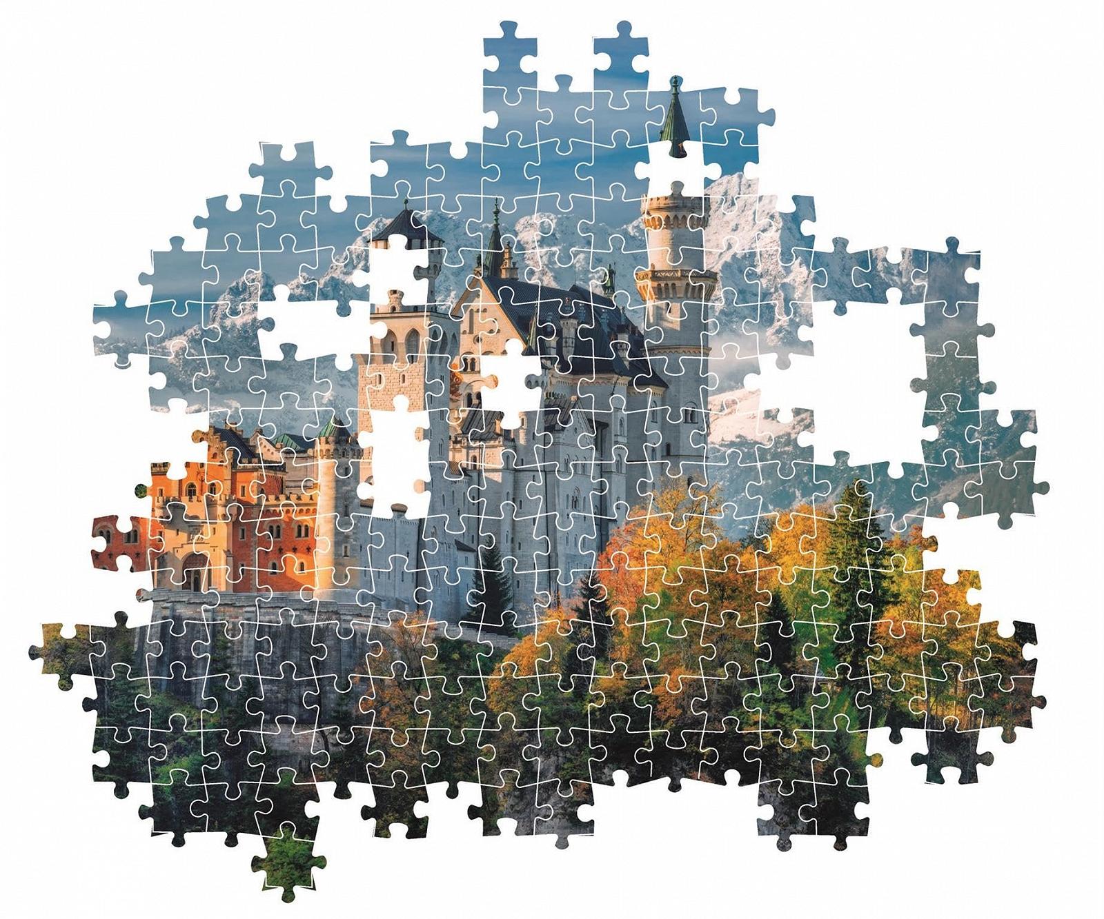 Пазл Clementoni Puzzle Collection Neuschwanstein Castle 500 деталей компактна коробка 35589, фото №4 Пазл Clementoni Puzzle Collection Neuschwanstein Castle 500 деталей компактна коробка 35589, фото №4