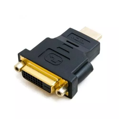Переходник DVI-D Dual Link Female HDMI Male EXTRADIGITAL KBH1686, фото №1