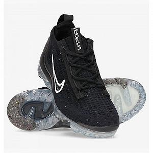 Кроссовки Nike Air VaporMax 2021 FK Black Metallic Silver 44 synthetic.ua - Фото 1