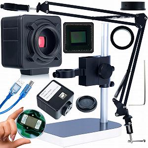 Комплект для микроскопа Rosfix Arm ODM-180X + платформа ODM-100X + камера KMCP-HDMI-USB 5MP – регулируемый и стабильный | C-Mount | USB и HDMI - Фото 1