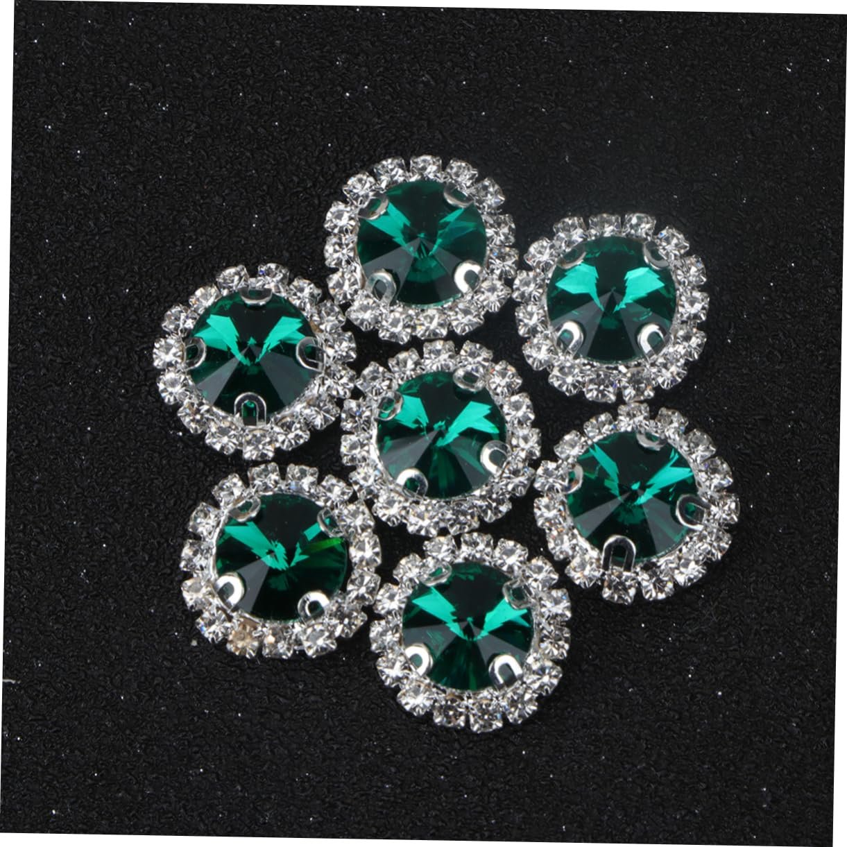 Стрази 60 шт. для скрапбукінгу, чохла телефону, DIY, вечірньої прикраси, виготовлення прикрас, прикраси для дня народження, вечірні прикраси, коштовні камені з чотирма отворами, стрази з кігтями, фото №4