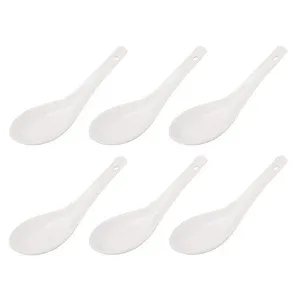 Ложка Edco Столовая Набор 6 фарфоровых ложек для закусок - Фото 1