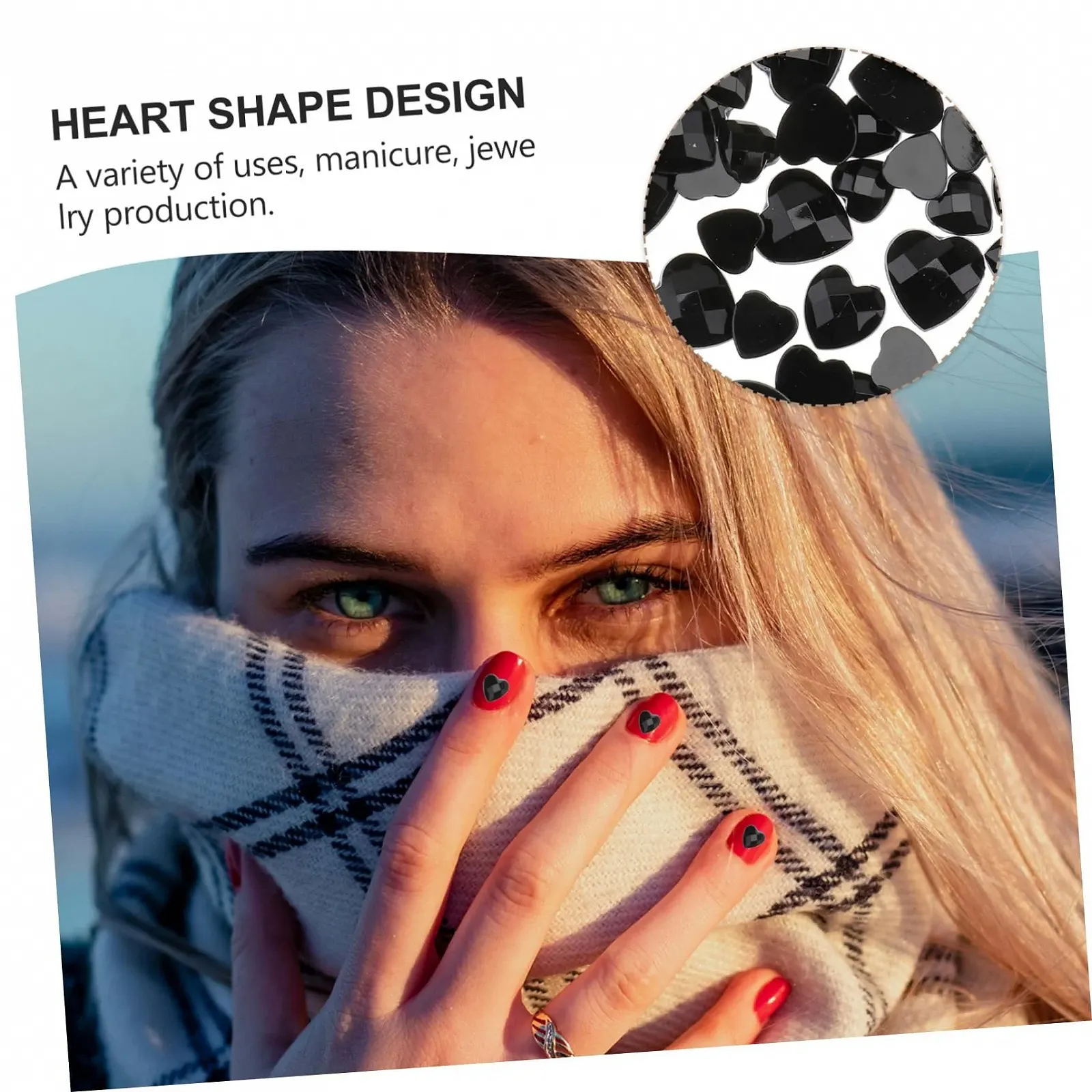 Украшения для ногтей в форме сердца FRCOLOR 3 шт. Набор для творческого дизайна ногтей, для профессионалов и любителей маникюра, фото №5 Украшения для ногтей в форме сердца FRCOLOR 3 шт. Набор для творческого дизайна ногтей, для профессионалов и любителей маникюра, фото №5