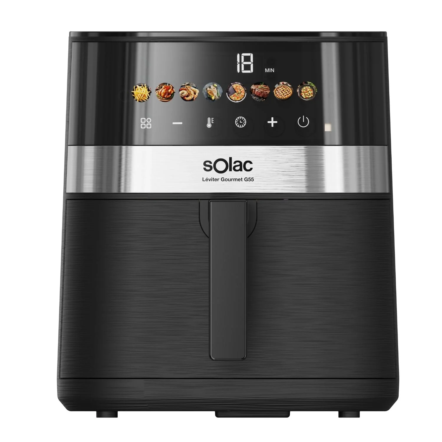Мультипіч Solac Léviter Gourmet G55 5.5 л 1400 Вт 8 програм з цифровим дисплеєм, фото №1 Мультипіч Solac Léviter Gourmet G55 5.5 л 1400 Вт 8 програм з цифровим дисплеєм, фото №1