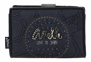 Кошелек Anekke Hollywood Studio RFID M Темно-синий, темно-синий, Классический - Фото 1