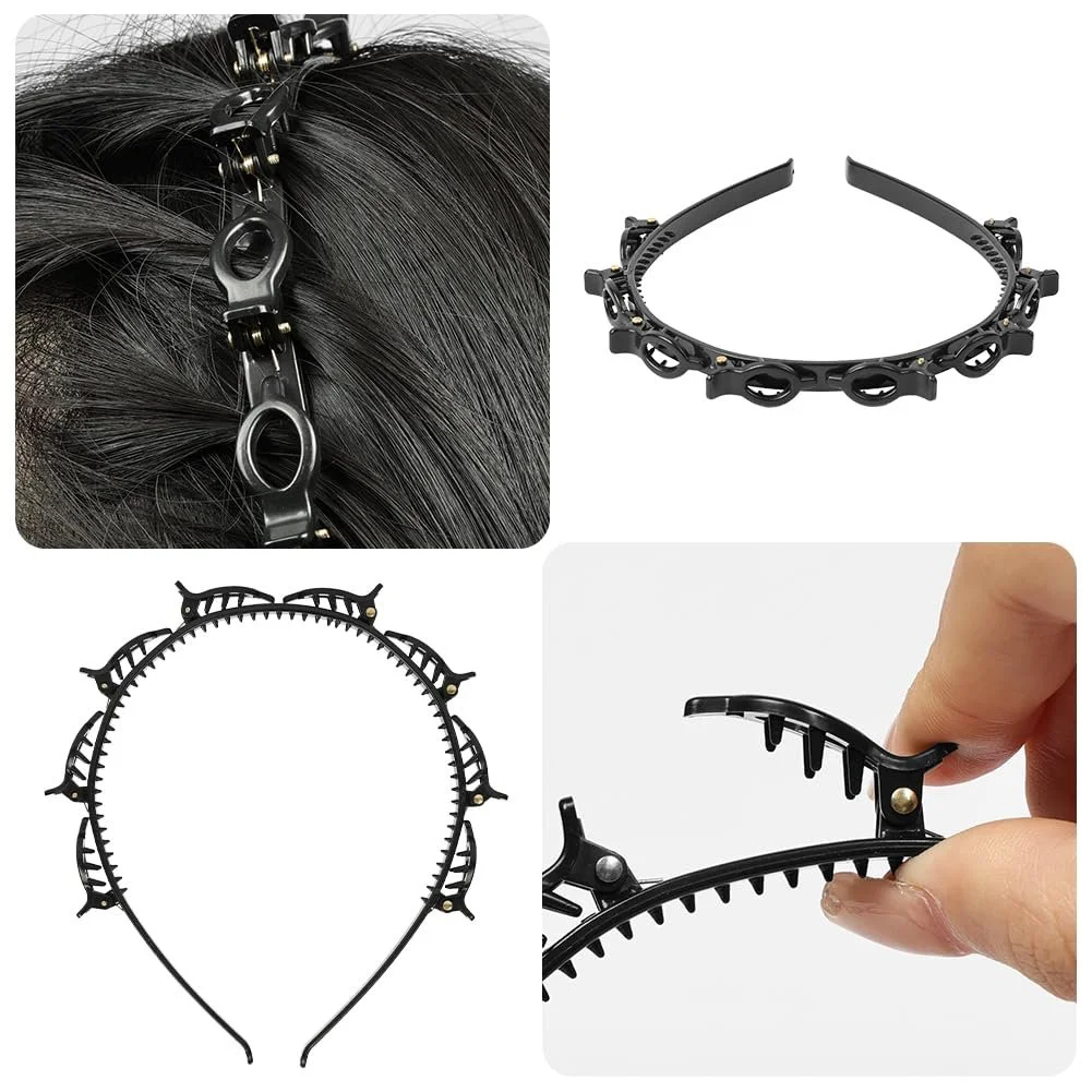 Обруч для волосся з затискачами LOPHE, фото №4