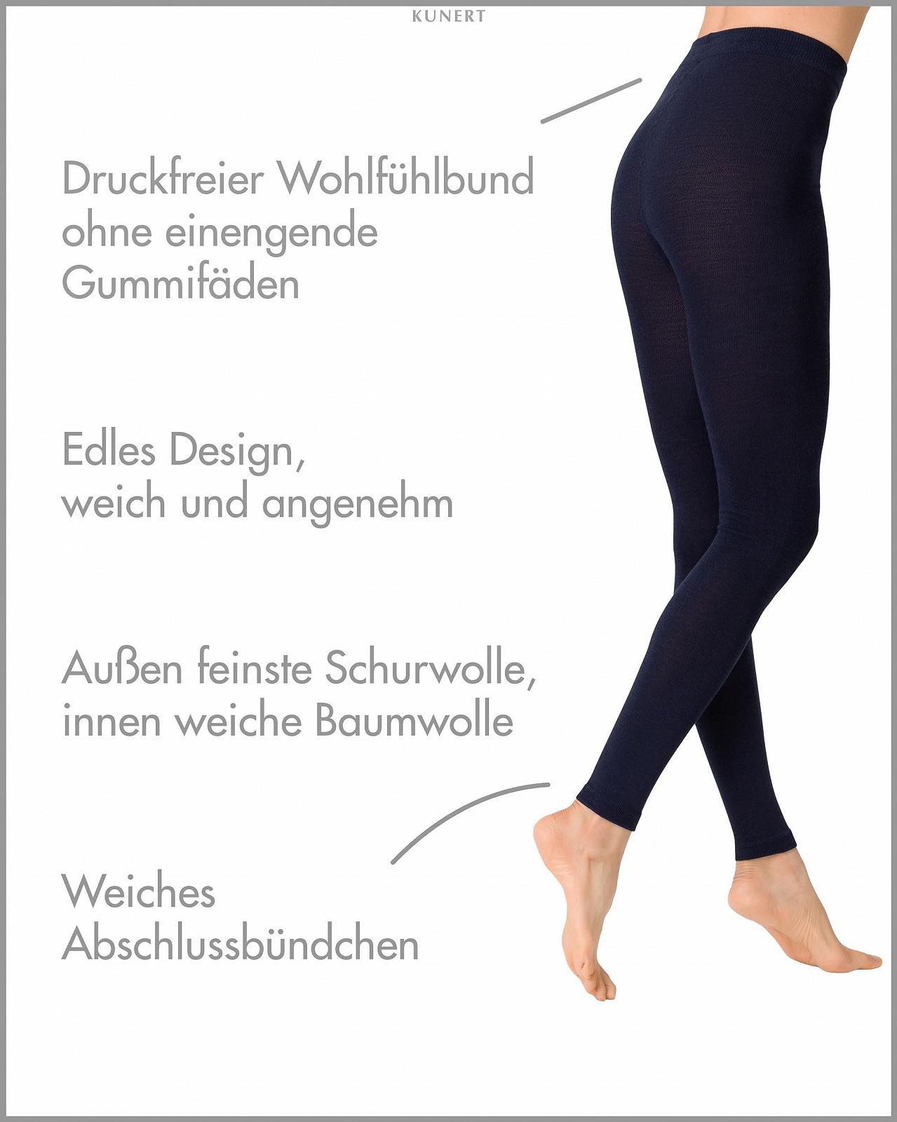 Леггинсы KUNERT Soft Wool Cotton без резинок, фото №2