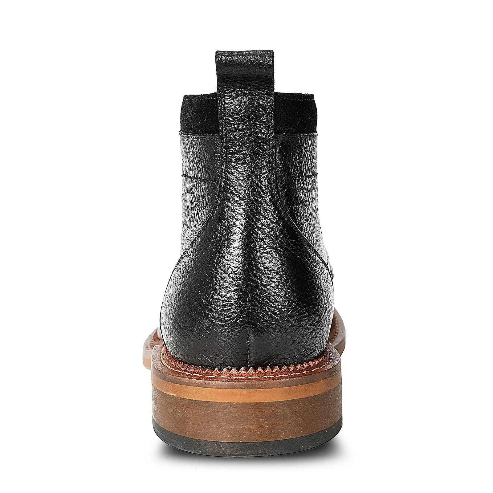 Чоловічі Черевики Allthemen Шкіряні На Шнурівці Високі, фото №7