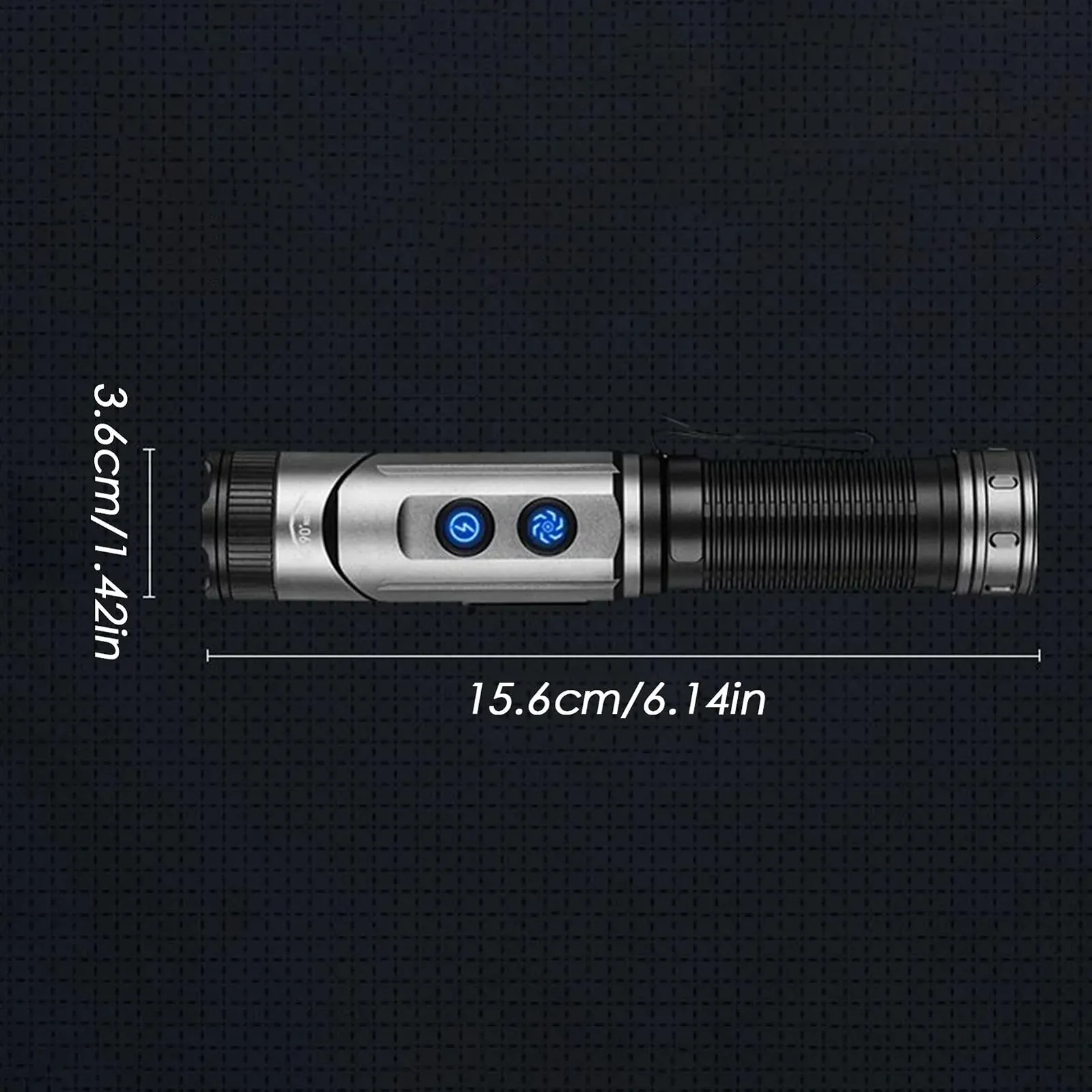 Ліхтар Регульована Головка на 90 Градусів 700 Люмен Висока Яскравість IP65 Водонепроникний Магнітна Основа Кишеньковий Кліпс Перезаряджуваний для Пішого Туризму Надзвичайна Ситуація, фото №7