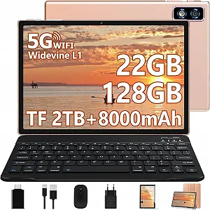 Планшет 10.1" DEERTIME E6 6+16/128Gb 8 ядер Android 14 8000 mAh Золотий - Фото 1