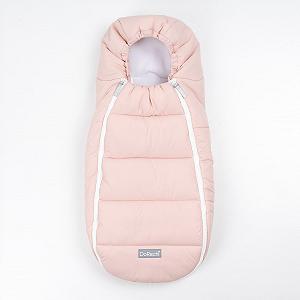 Зимний кокон – конверт в коляску, на выписку Baby на флисе, розовый synthetic.ua - Фото 1
