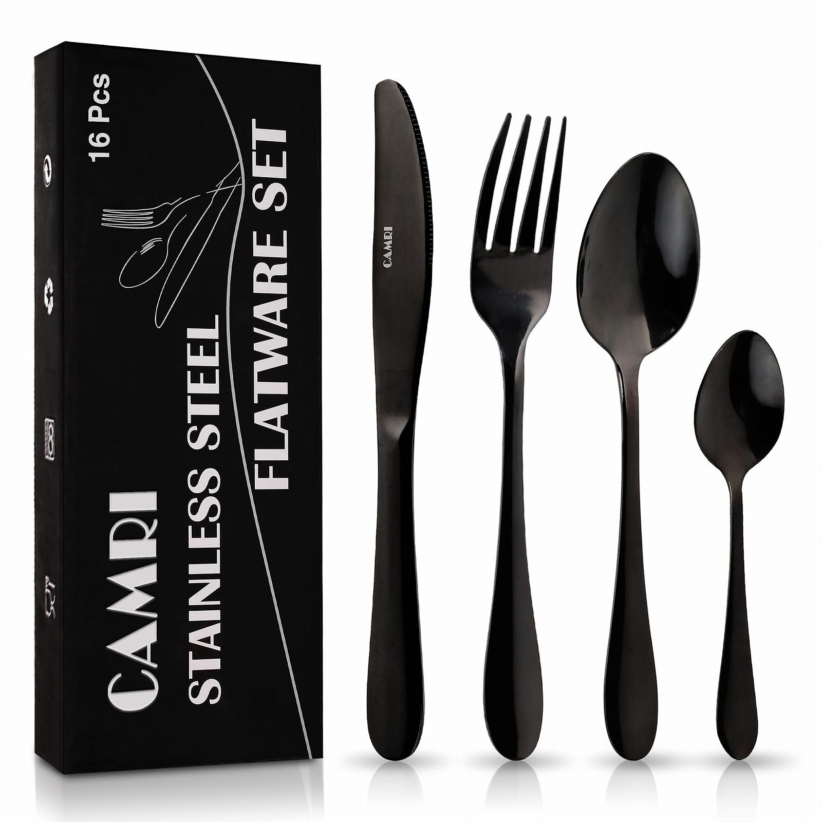 Набор столовых приборов CAMRI 16 предметов из нержавеющей стали, фото №1 Набор столовых приборов CAMRI 16 предметов из нержавеющей стали, фото №1