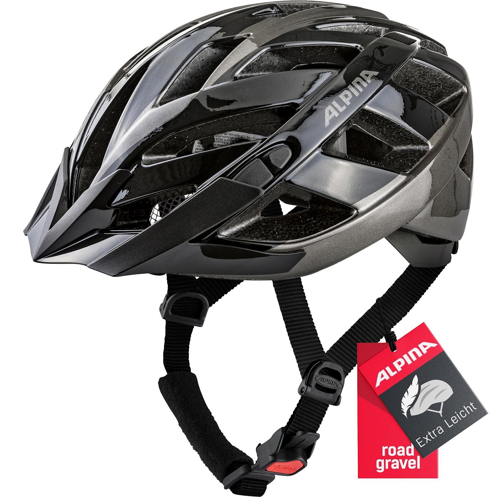 Шлем велосипедный ALPINA Panoma Reflective с сеткой от насекомых и возможностью установки светодиода для взрослых, фото №1