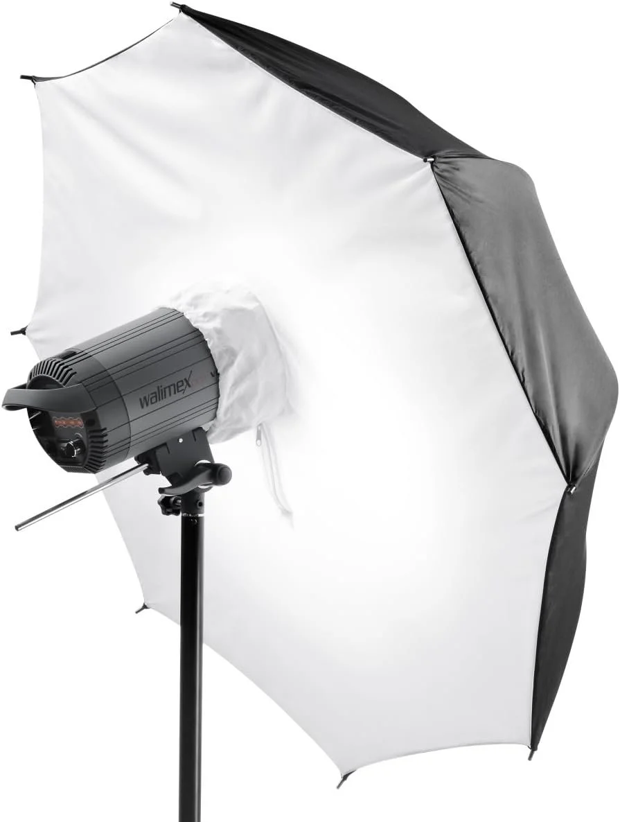 Софтбокс Walimex Pro Umbrella / 109см / Черный/Белый, фото №2
