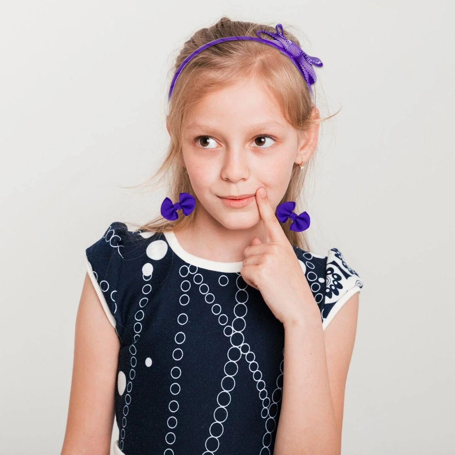 Обруч для волосся з бантом, фото №5