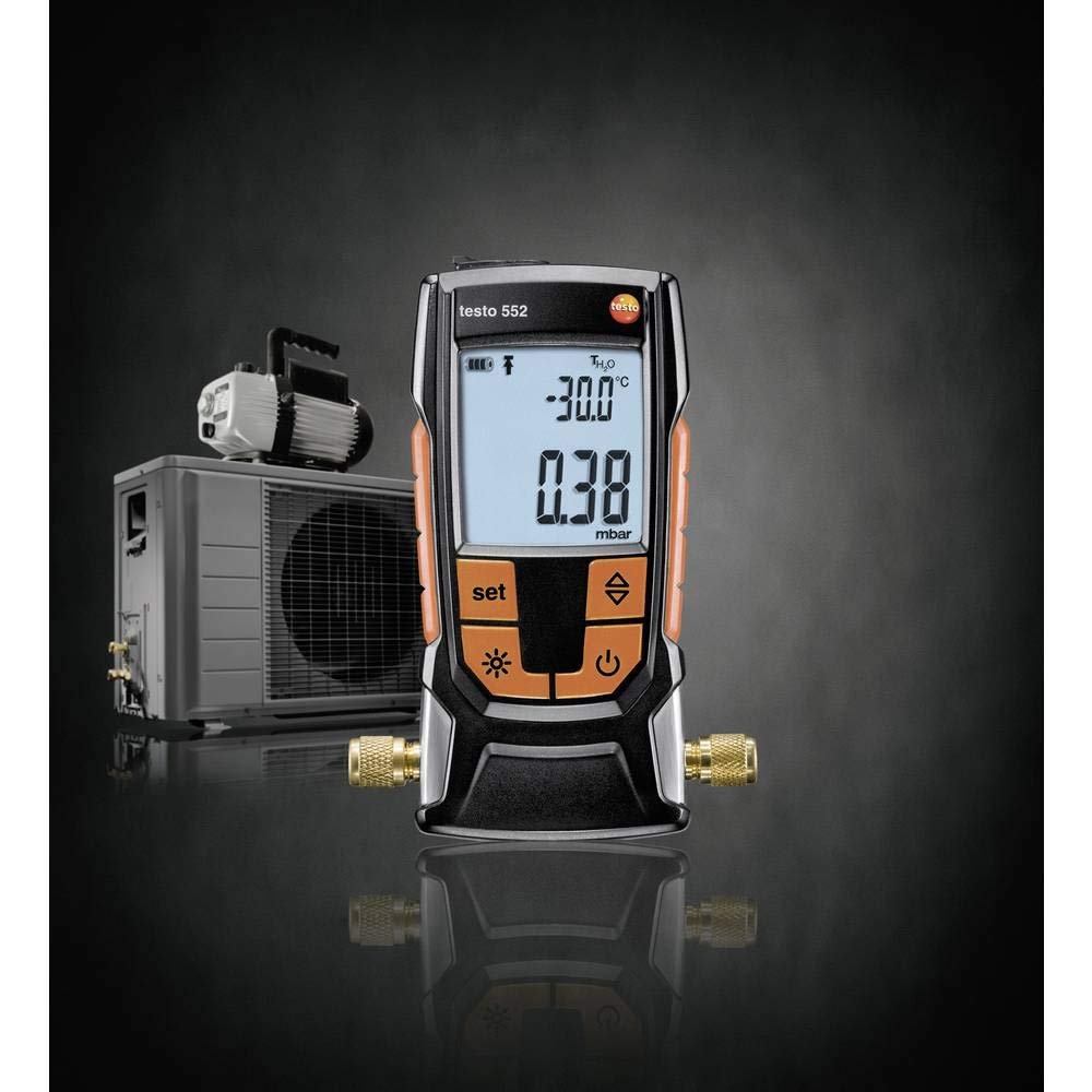 Цифровий вакуумметр Testo 552 / Чорний-Оранжевий, фото №4 Цифровий вакуумметр Testo 552 / Чорний-Оранжевий, фото №4