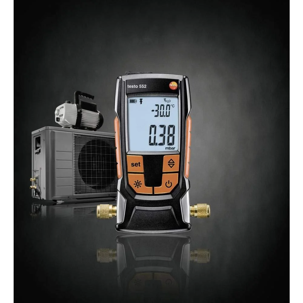 Цифровой вакуумометр Testo 552 Черный-Оранжевой, фото №4