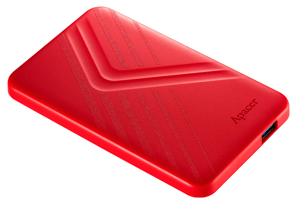Зовнішній жорсткий диск Apacer HDD 2.5" USB 1.0TB AC236 red AP1TBAC236R-1, фото №3