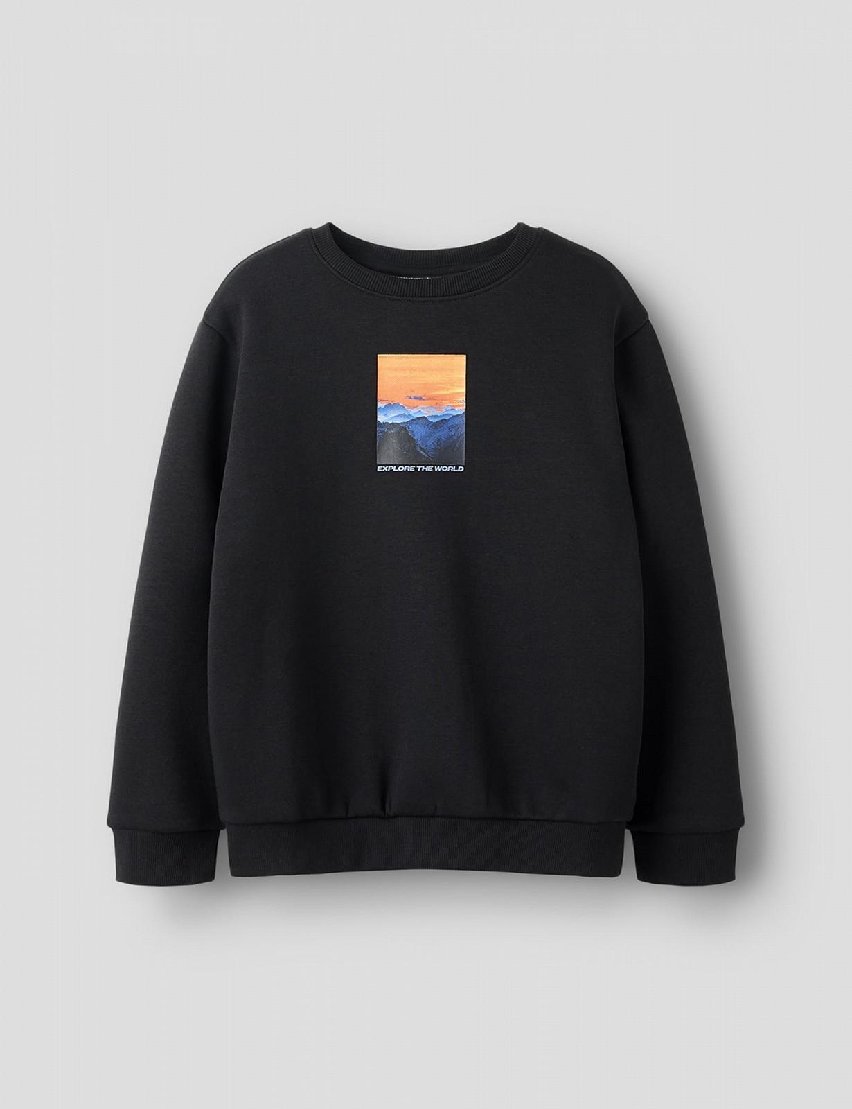 Толстовка Name IT Nkmnewton LS Nreg SWE Bru Lnoos для хлопчиків, фото №3