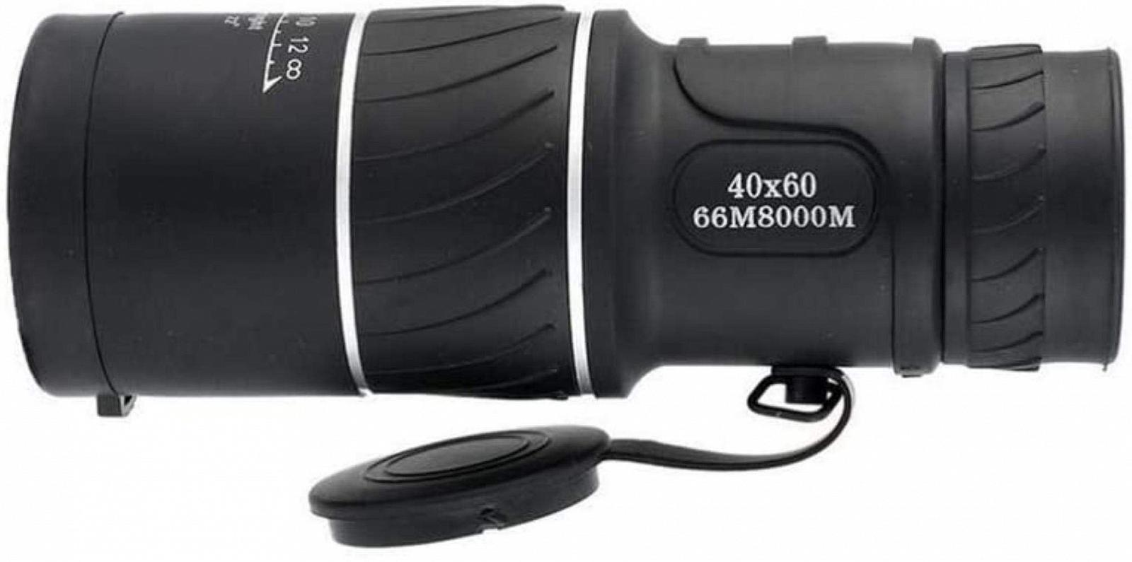 Монокуляр ZGJYSP Panda 40x60 HD Optical Lowlight Night Vision Чорний, фото №1