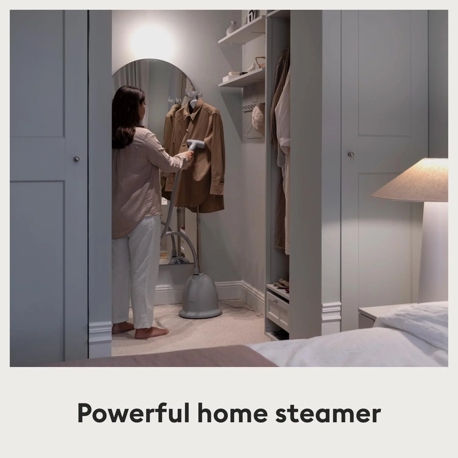 Вертикальный отпариватель Steamery Cumulus No.3 1750 W Черный, Серый, фото №4