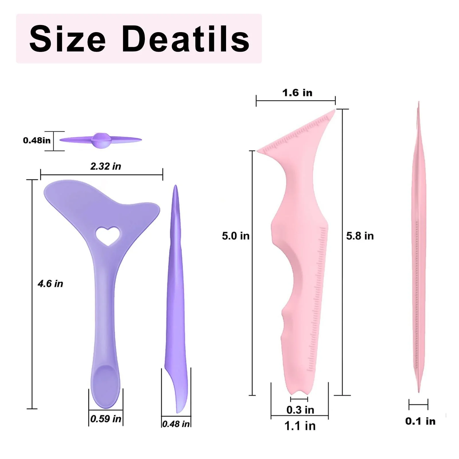 Силикон Bikasun Трафареты для подводки, фото №4