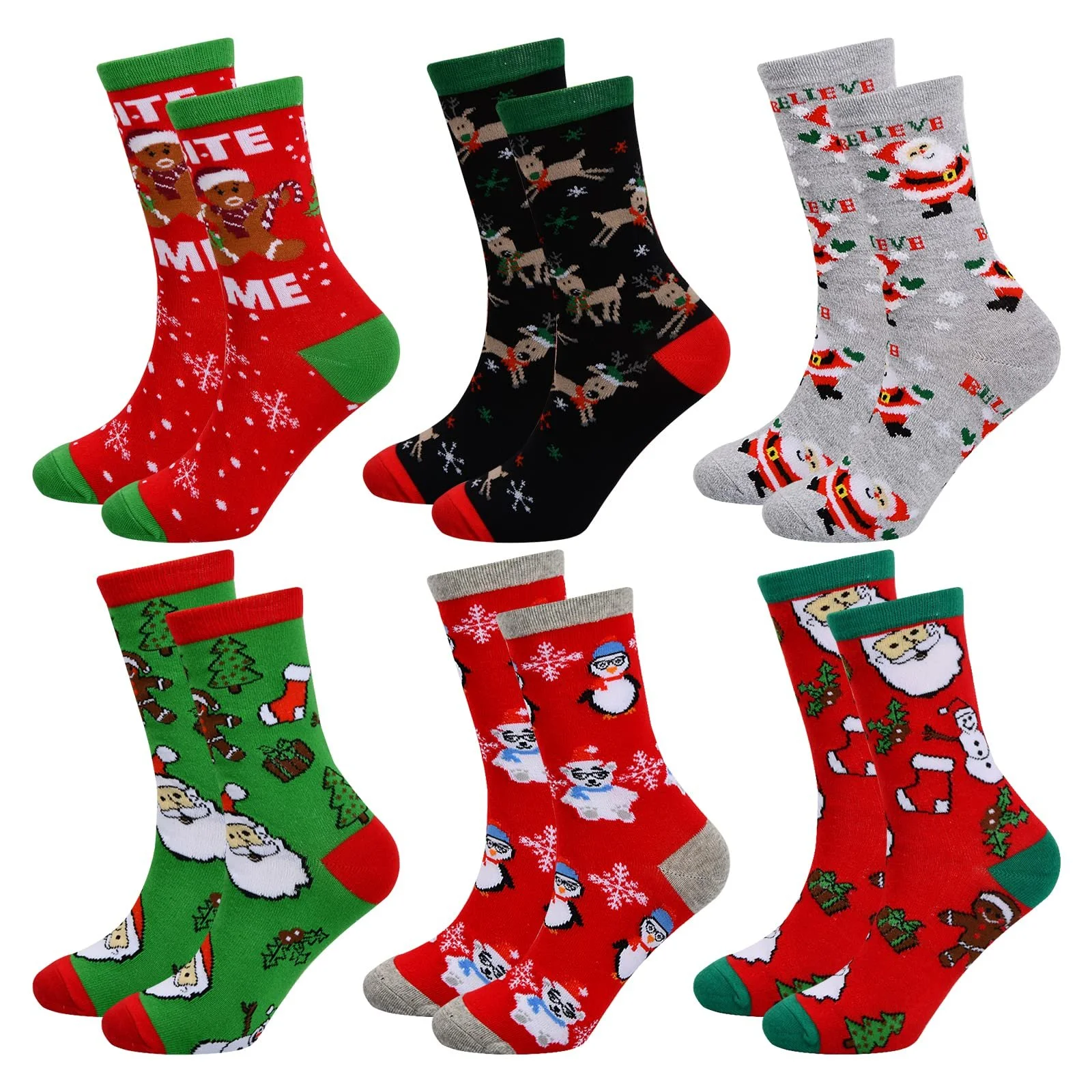 Шкарпетки Жіночі Бавовняні 6 пар, фото №1