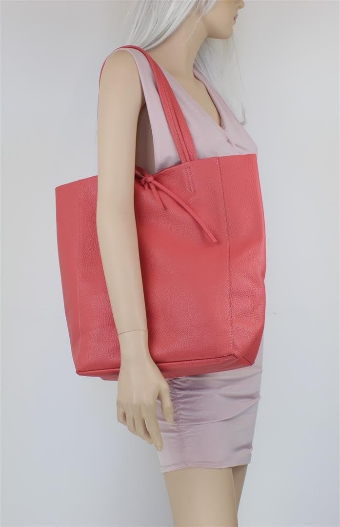 Жіноча сумка з відкритим верхом із натуральної шкіри Girly Handbags, фото №5