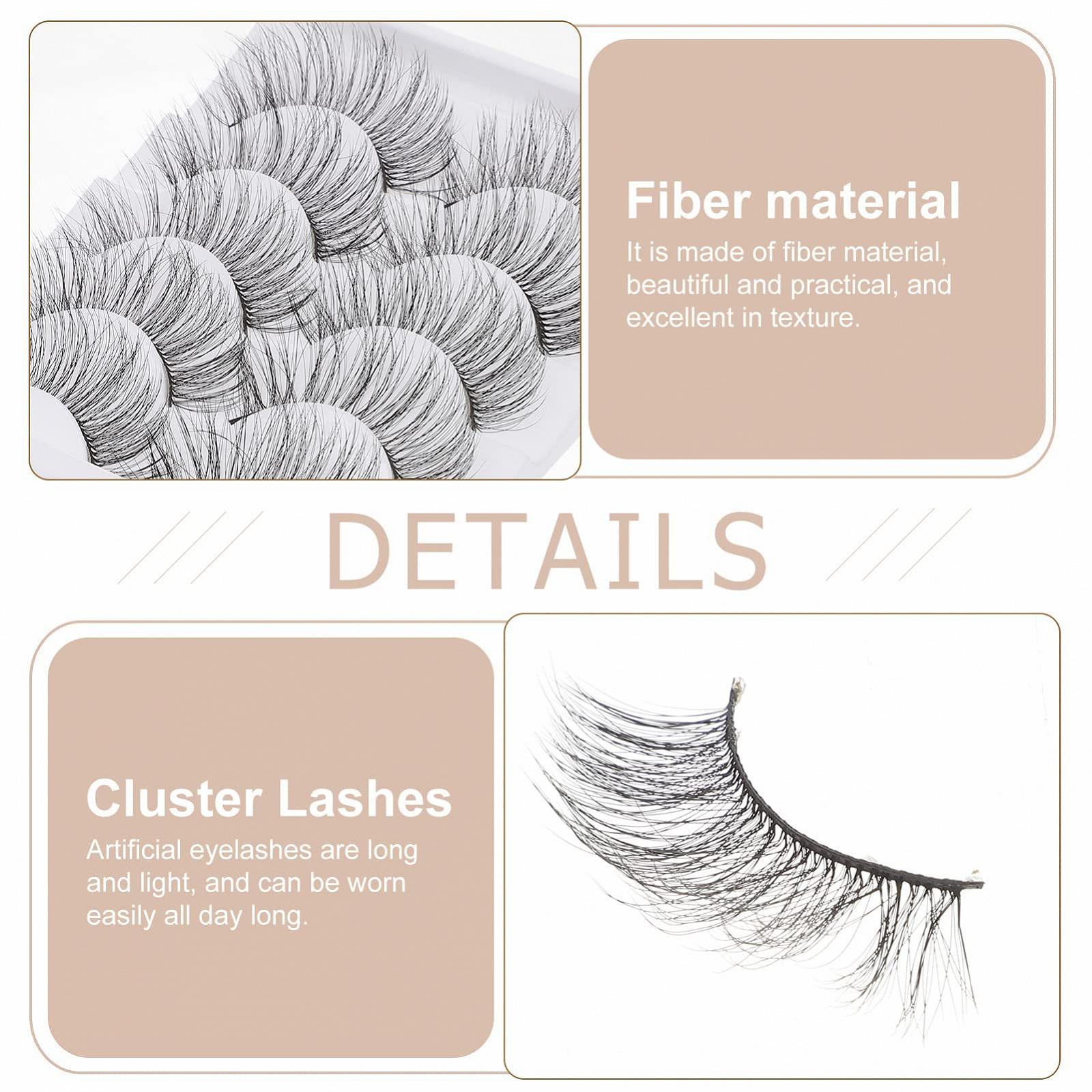 Накладні вії Ipetboom короткі, 15 пар, з хімічного волокна, 3D, фото №7