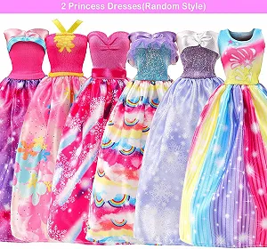 Набор одежды Miunana для кукол 30 см / 9 платьев / 3 топа / 3 брюки цена на synthetic.ua - Фото 1 Набор одежды Miunana для кукол 30 см / 9 платьев / 3 топа / 3 брюки synthetic.ua - Фото 1