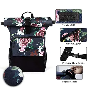 Рюкзак Rolltop Unisex Daypack 12 - 17 дюймів / 30.5 - 43 см Waterproof Anti-Theft ціна на synthetic.ua - Фото 1 Рюкзак Rolltop Unisex Daypack 12 - 17 дюймів / 30.5 - 43 см Waterproof Anti-Theft synthetic.ua - Фото 1
