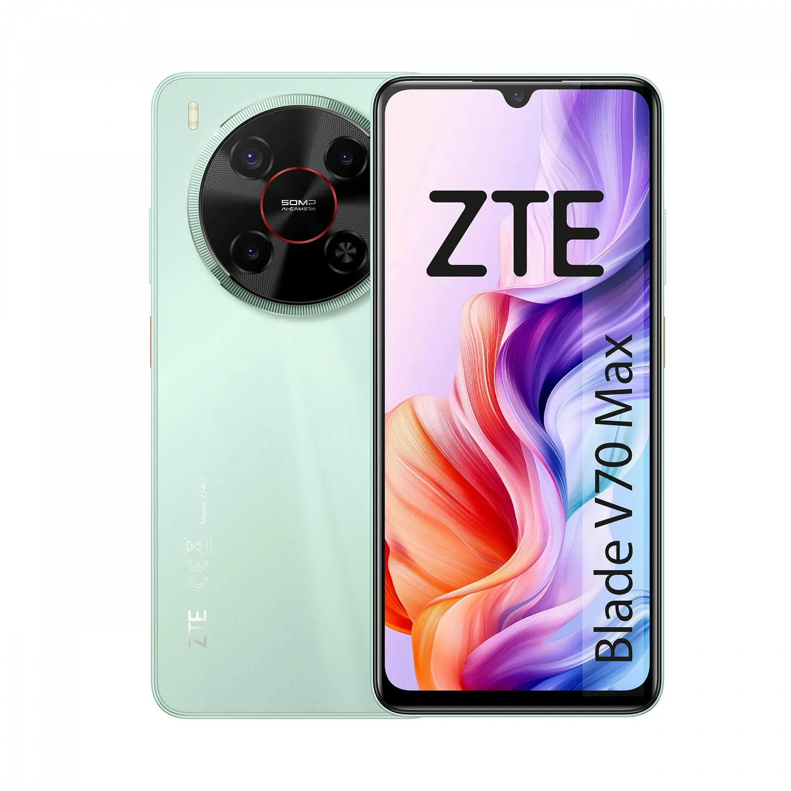 Смартфон ZTE Blade V70 Max 4/256GB Green, фото №3 Смартфон ZTE Blade V70 Max 4/256GB Green, фото №3