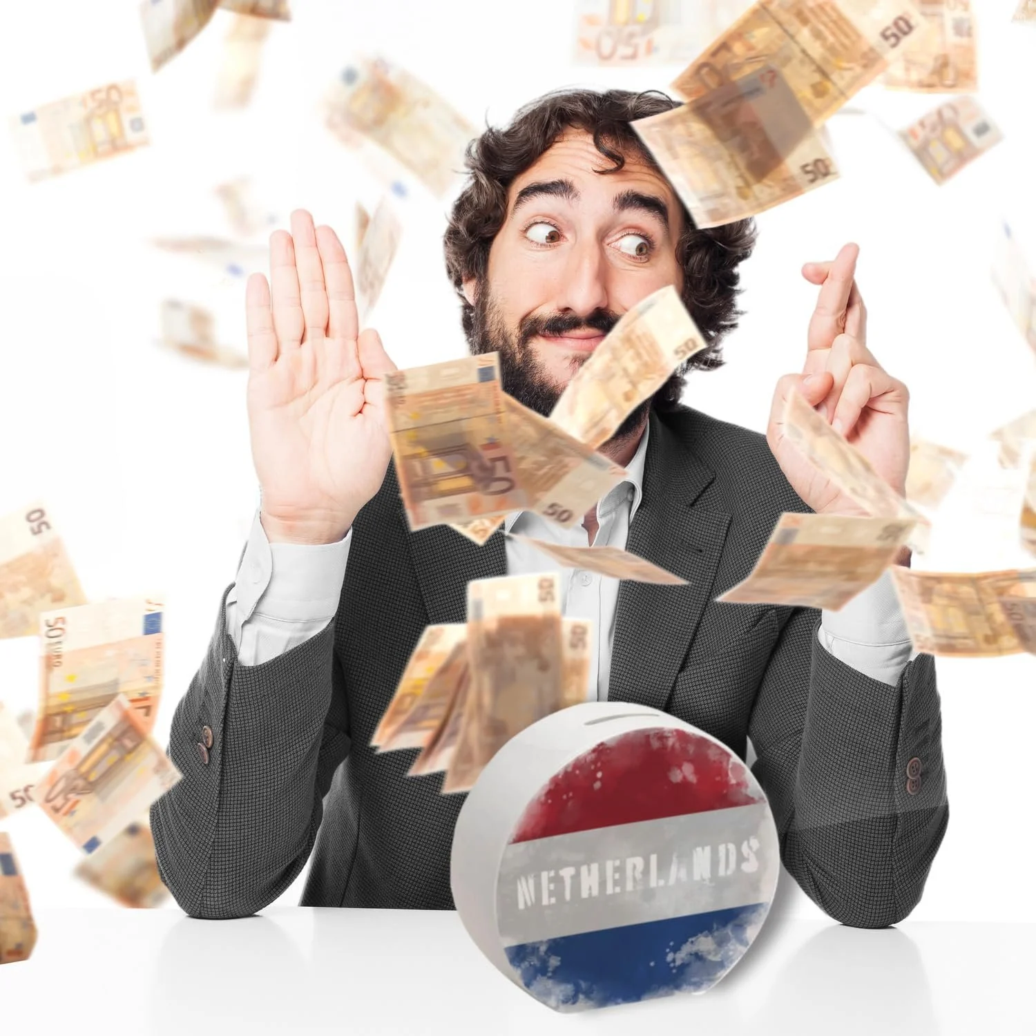 Скарбничка Нідерланди Прапор Used Look, фото №7