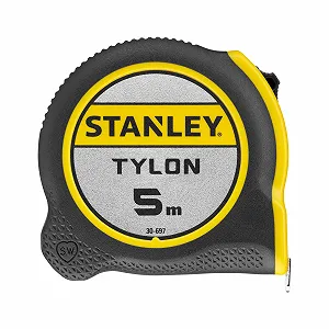 Рулетка Stanley Tylon 3 м Tylon Polymer Protective Layer Adjustable End Hook Plastic Housing synthetic.ua - Фото 1